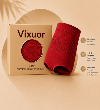 Vixuor Official Store | 4-In-1  Fat-Burn Shorts Introducing the Thermal Sculpting System for a Smoother-Looking Silhouette